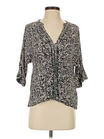 Joie 3/4 Sleeve Silk Top (view 1)