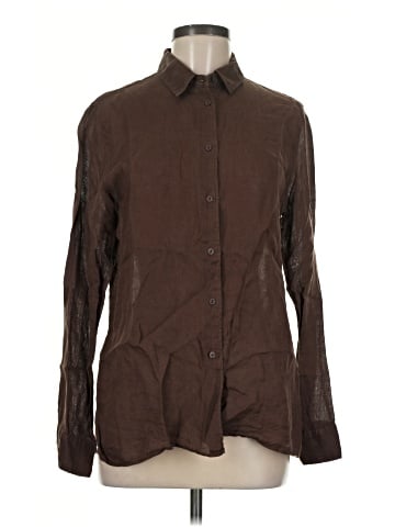 Massimo Dutti Long Sleeve Button-Down Shirt (view 1)