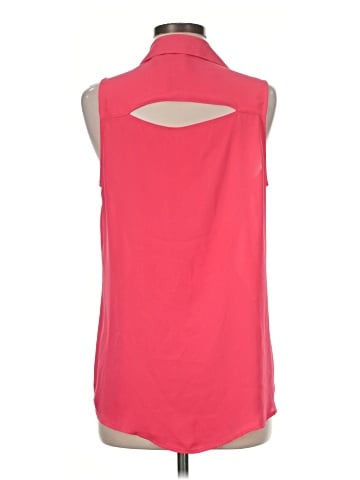 Express Sleeveless Button-Down Shirt (view 2)