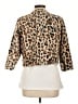 Calvin Klein 100% Polyester Animal Print Ivory Jacket Size L - photo 2