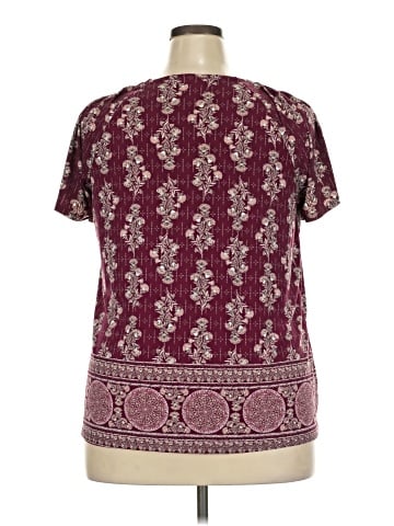 Style&Co Short Sleeve Blouse (view 2)