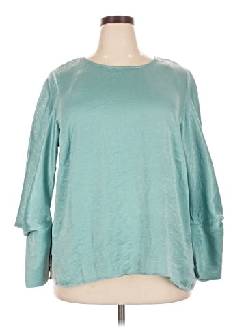 ELOQUII 3/4 Sleeve Top (view 1)