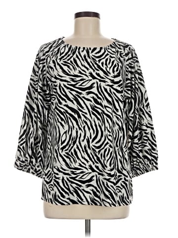 Halogen 3/4 Sleeve Blouse (view 1)