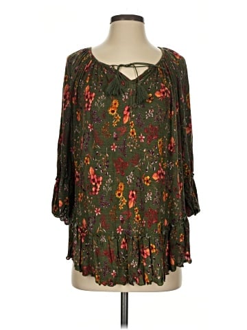 Faded Glory 3/4 Sleeve Blouse (view 1)