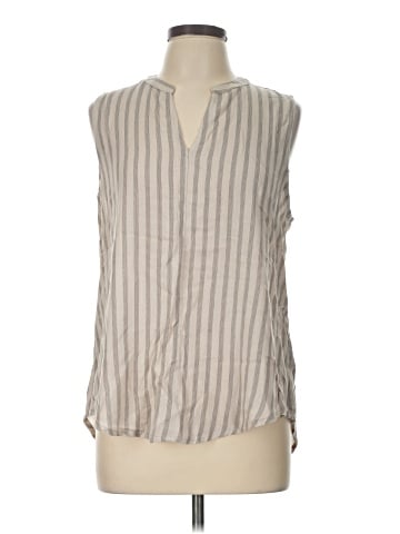 Fun2Fun Sleeveless Button-Down Shirt (view 1)