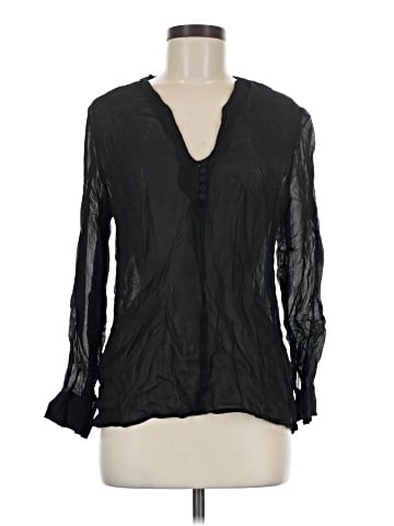 Topshop Long Sleeve Blouse (view 1)