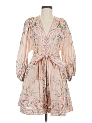Zimmermann Moonshine Plunge Mini Dress (view 1)