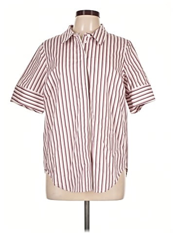 Universal Standard Short Sleeve Button-Down Shirt (view 1)
