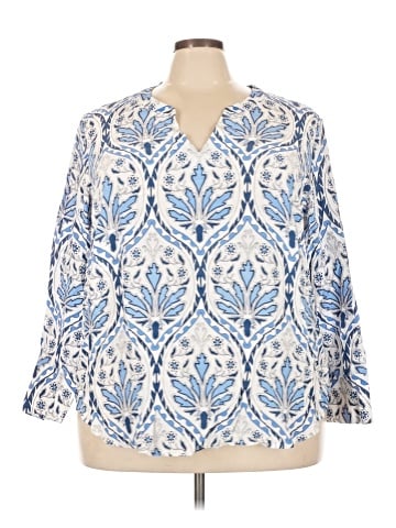 Talbots 3/4 Sleeve Blouse (view 1)