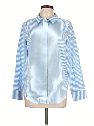 Universal Standard Long Sleeve Button-Down Shirt (view 1)