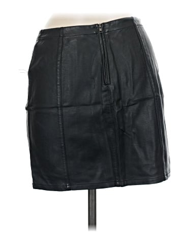 Forever 21 Faux Leather Skirt (view 2)