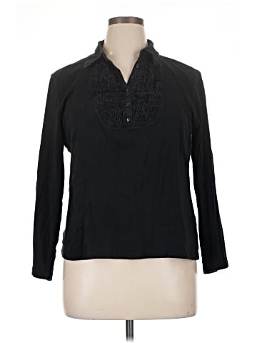 Karen Scott Long Sleeve Blouse (view 1)