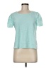 Notations 100% Polyester Teal Short Sleeve Top Size M - photo 1