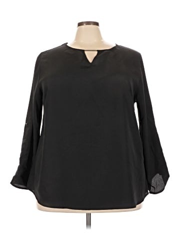 Larry Levine Long Sleeve Blouse (view 1)