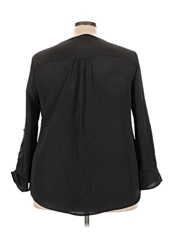 Larry Levine Long Sleeve Blouse (view 2)