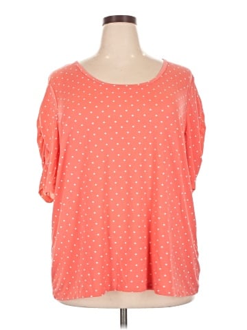 Susan Graver Short Sleeve Blouse (view 1)