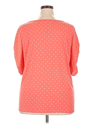 Susan Graver Short Sleeve Blouse (view 2)