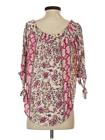 Kensie 3/4 Sleeve Blouse (view 2)