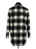 Theory Plaid Gray Wool Coat Size M - photo 2
