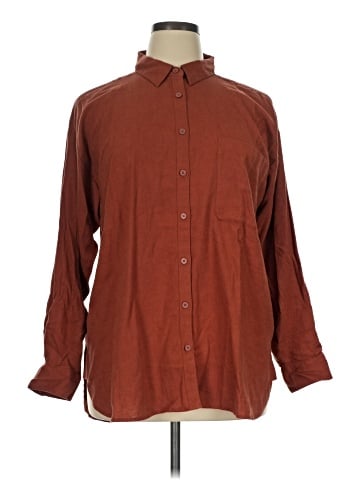 Ann Taylor LOFT Long Sleeve Button-Down Shirt (view 1)