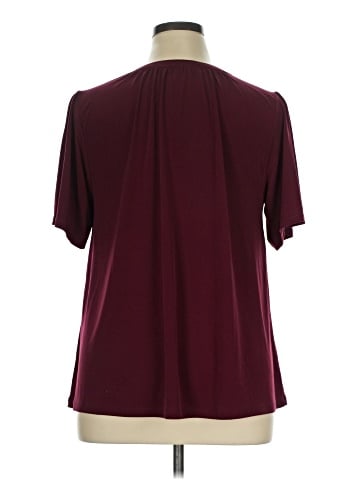 MICHAEL Michael Kors Short Sleeve Blouse (view 2)