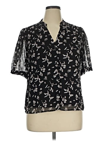 Nine West Short Sleeve Blouse (view 1)