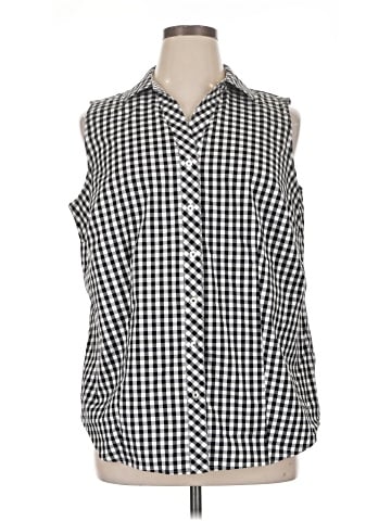 Talbots Sleeveless Button-Down Shirt (view 1)