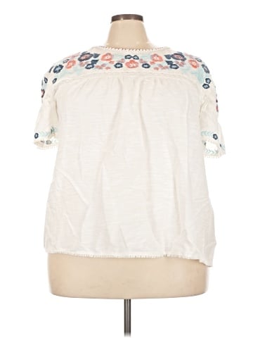 Caslon Short Sleeve Blouse (view 1)