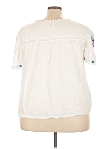 Caslon Short Sleeve Blouse (view 2)