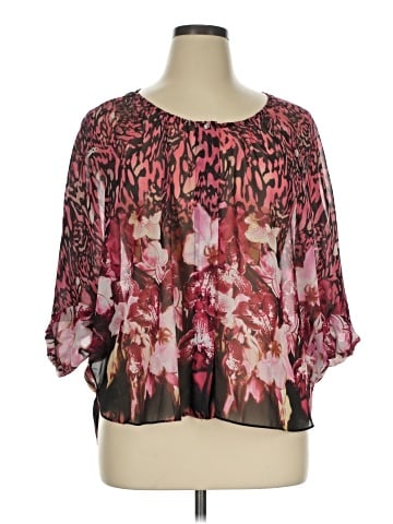 JLo by Jennifer Lopez 3/4 Sleeve Blouse (view 1)