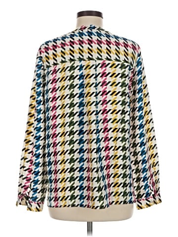 Carlisle Long Sleeve Silk Top (view 2)