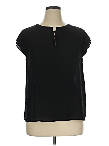 Calvin Klein Short Sleeve Blouse (view 1)