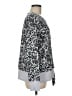 Cuddl Duds Animal Print Silver Pullover Sweater Size M - photo 4