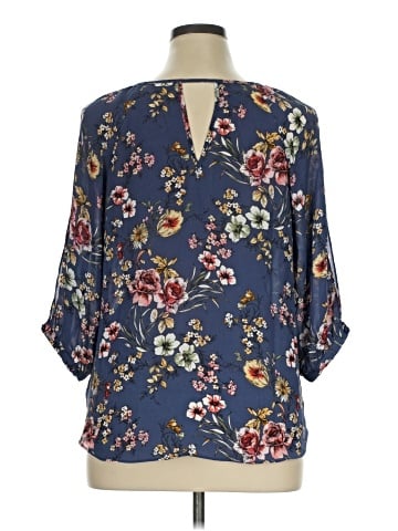 By & By 3/4 Sleeve Blouse (view 2)