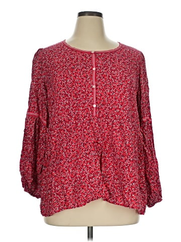 Max Studio 3/4 Sleeve Blouse (view 1)