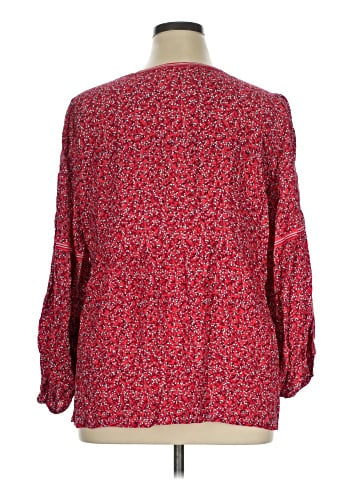 Max Studio 3/4 Sleeve Blouse (view 2)