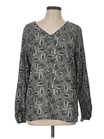 Christopher & Banks Long Sleeve Blouse (view 1)