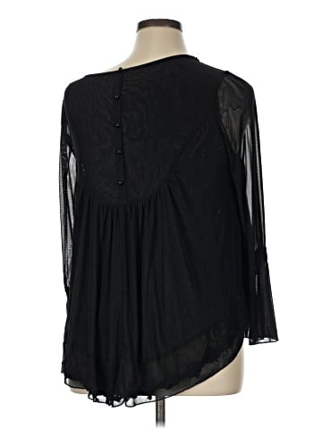 Ultra Pink 3/4 Sleeve Blouse (view 2)