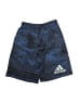 Adidas 100% Polyester Graphic Blue Athletic Shorts Size 10 - 12 - photo 1