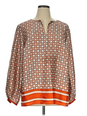 Jones New York Collection Long Sleeve Blouse (view 1)