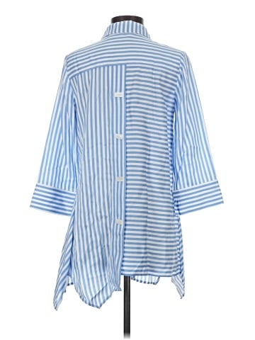 Soft Surroundings 3/4 Sleeve Button-Down Shirt (view 2)