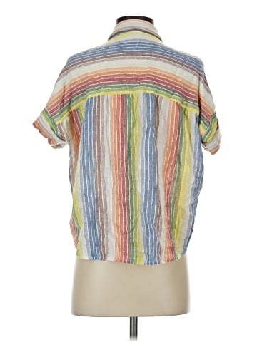 En Creme Short Sleeve Blouse (view 2)
