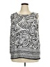 Apt. 9 Silver Sleeveless Blouse Size 3X - photo 1