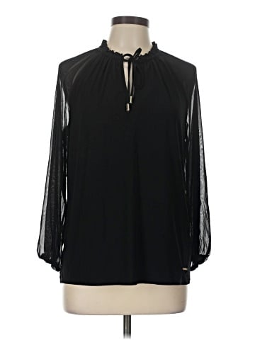Anne Klein Long Sleeve Blouse (view 1)