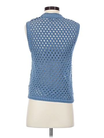 Madewell Open-Stitch Crop Sweater Vest (view 2)