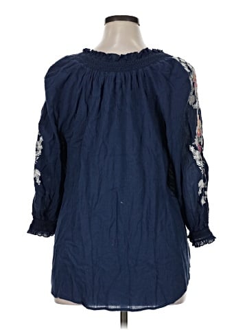 Sundance 3/4 Sleeve Blouse (view 2)