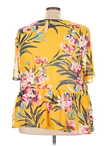 Gibson Latimer Short Sleeve Blouse (view 2)