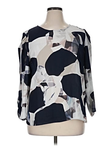 DKNY 3/4 Sleeve Blouse (view 1)