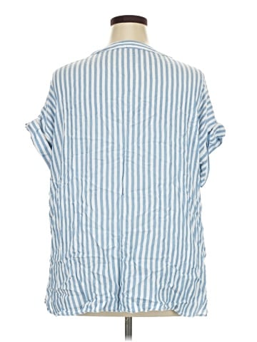 Jones New York Signature Short Sleeve Blouse (view 2)