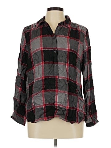 Ann Taylor LOFT Outlet Long Sleeve Button-Down Shirt (view 1)